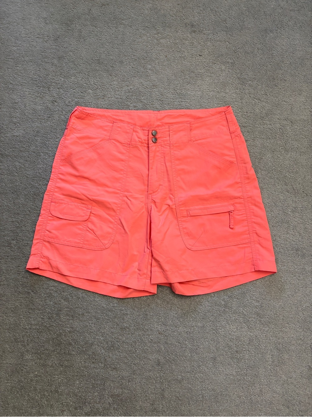 Athleta Cargo Athletic Shorts Watermelon Color Women’s